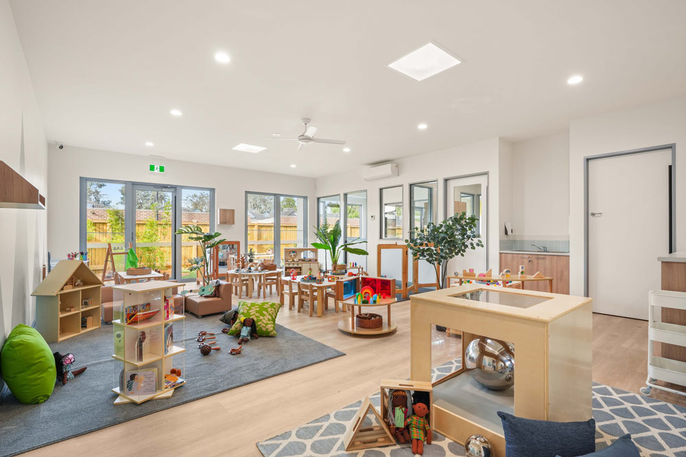 Rooms at an Early Childhood Education Centre